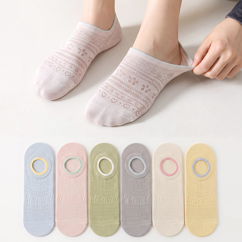 Invisibility Sock Loafer - 6 paia di calzini invisibili da
