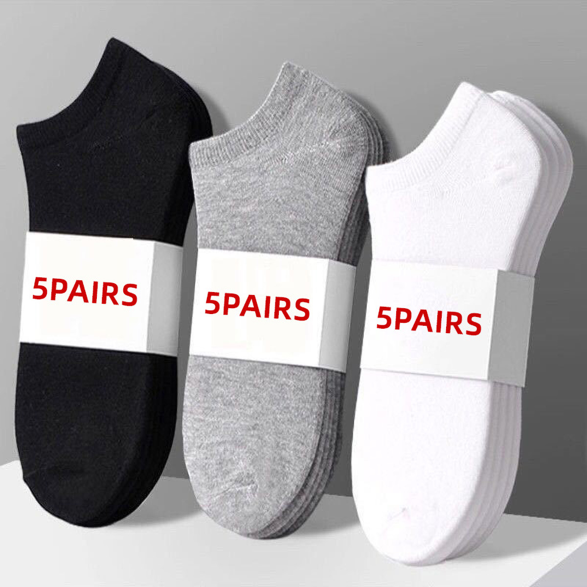 5 paia di calzini da barca uni - No Show Sock Women recensione e prezzo