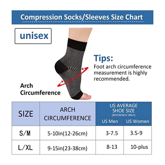1 paio di calzini per neuropat - Ankle Brace Sock recensione e prezzo